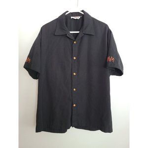 Flames Direct Vintage Made in USA button up Shirt Mens XL